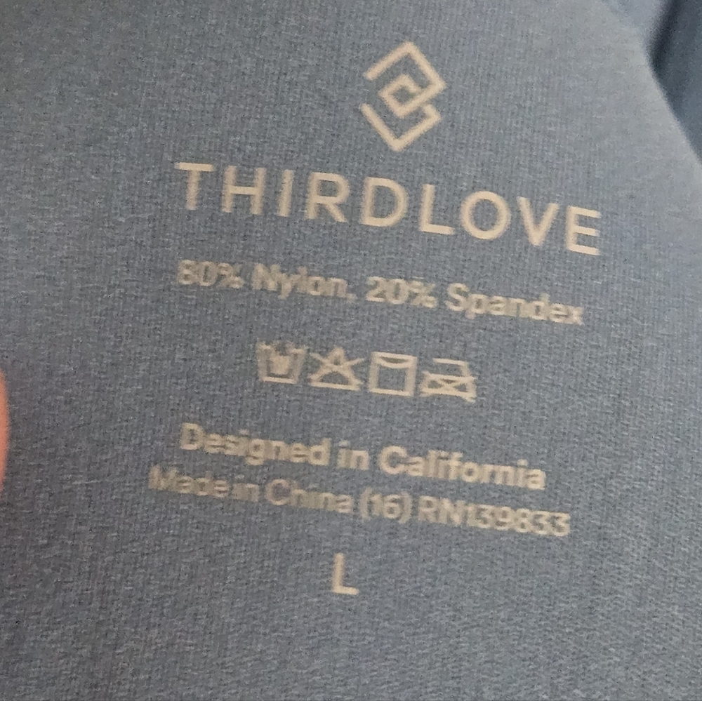 Thirdlove Essential Basic Women's Blue Athleisure… - image 5